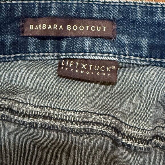 NYDJ Barbara Bootcut stretch high rise jeans size 14 - Picture 5 of 10